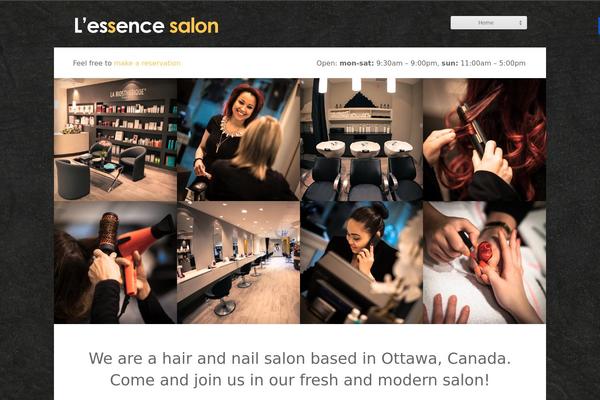 Thebeautysalon2 theme site design template sample