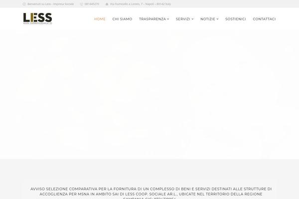 Less theme site design template sample