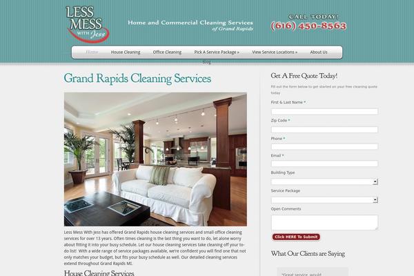 lessmesswithjess.com site used Lessmesswithjess