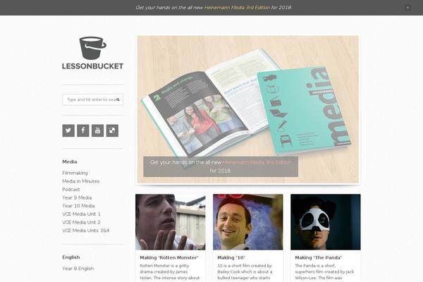lessonbucket.com site used Kalium-child-freelancer