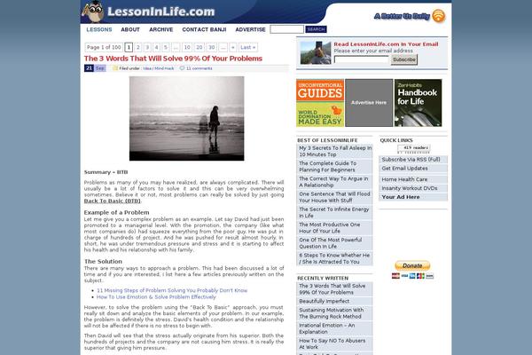 Site using Enhanced Categories plugin