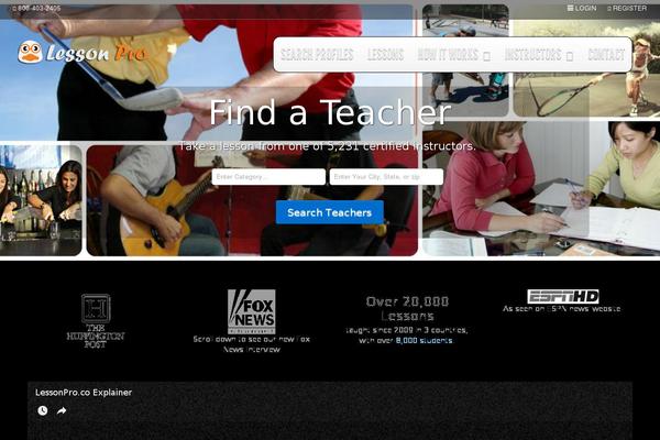 Tonic theme site design template sample