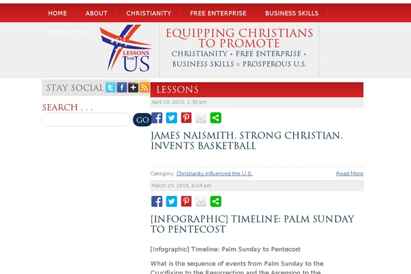 lessonsforus.com site used Lessons-for-us