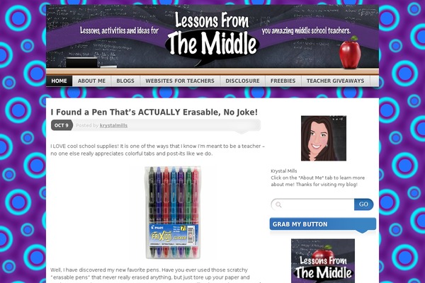 Mystique theme site design template sample