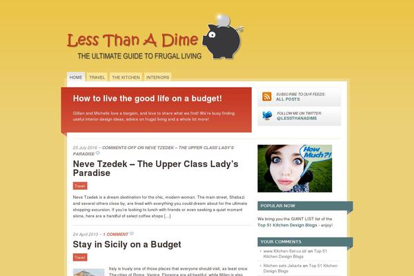 Mainstream theme site design template sample