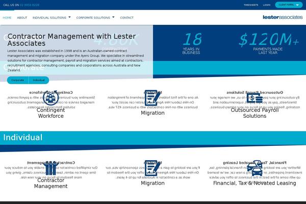 lester.com.au site used Ayers