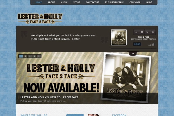 lesterandholly.com site used Music1