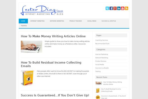 Iconic One Pro theme site design template sample