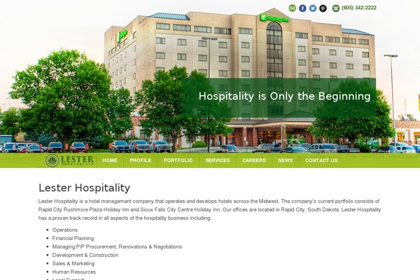 lesterhospitality.com site used Lester