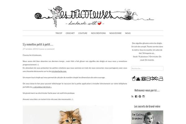 lestricoteuses.fr site used Glammy