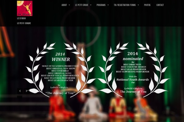 Lensa theme site design template sample