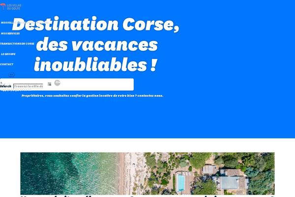 lesvillasdugolfe.com site used Aggolfe