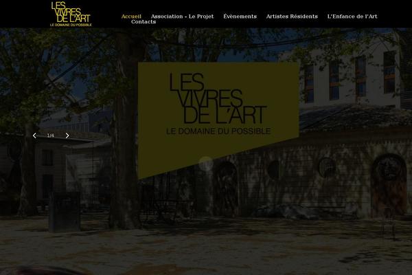 lesvivresdelart.org site used Theme54583