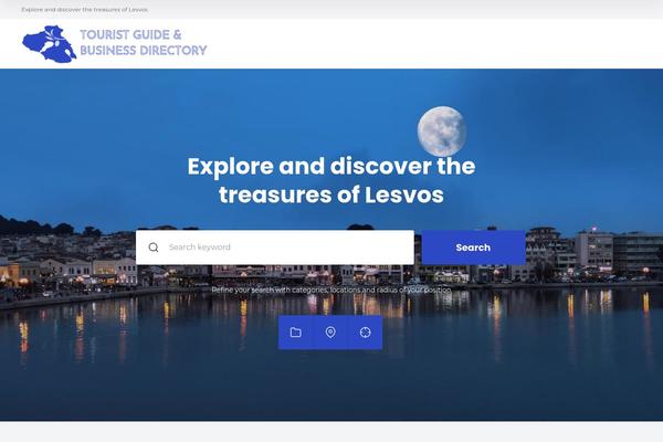 Directory2 theme site design template sample