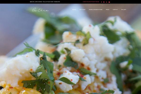 Vigor theme site design template sample
