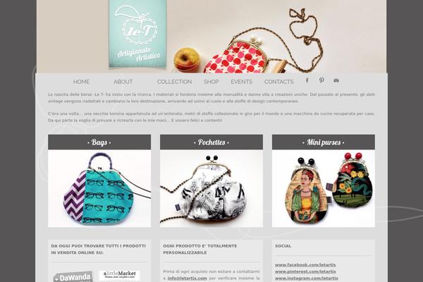 Snaps theme site design template sample