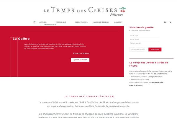 letempsdescerises.net site used Papirus