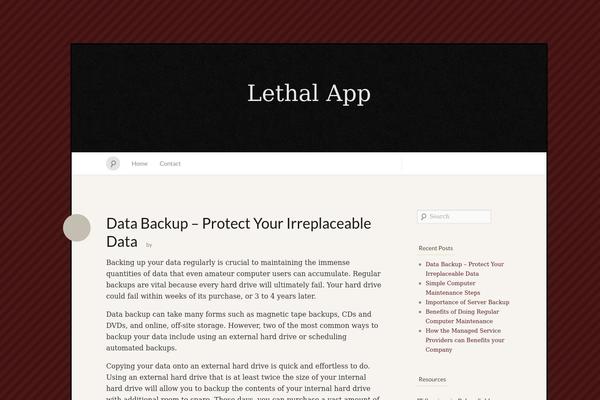 Site using Home1 plugin