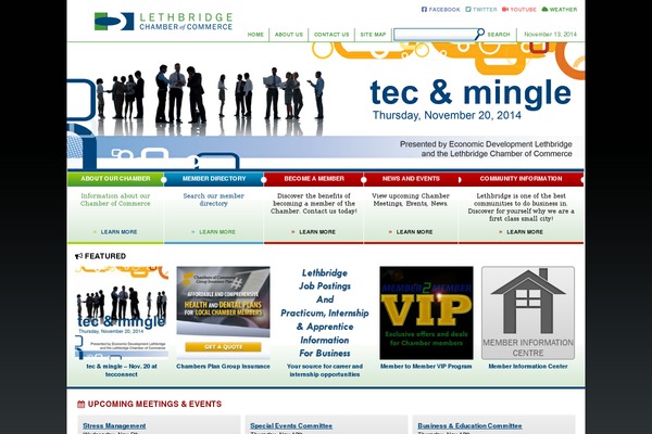 lethbridgechamber.com site used Lethbridgechamber