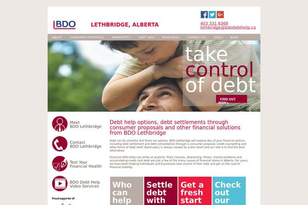 Site using BDO-debt-calculator plugin