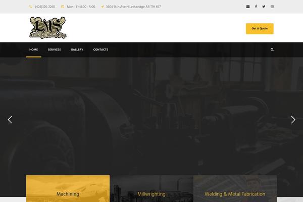 Realfactory-child theme site design template sample