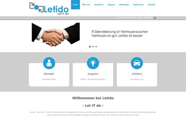 Engrave (Lite) theme site design template sample
