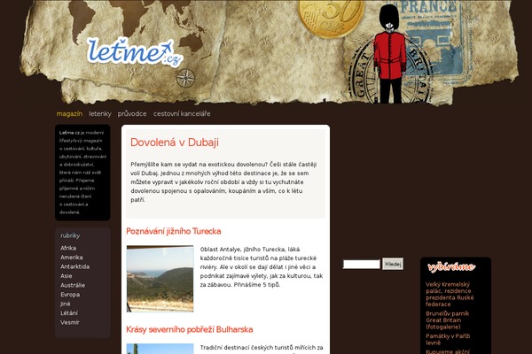 Minimal theme site design template sample