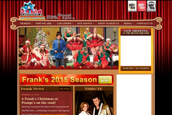 Frank theme site design template sample