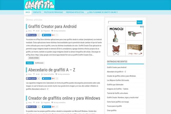 Sora theme site design template sample