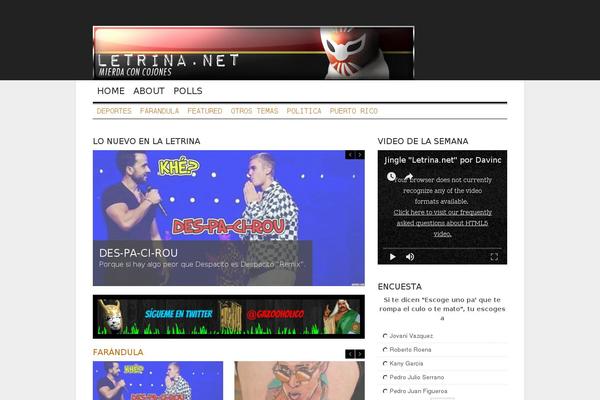 letrina.net site used Wp Critique