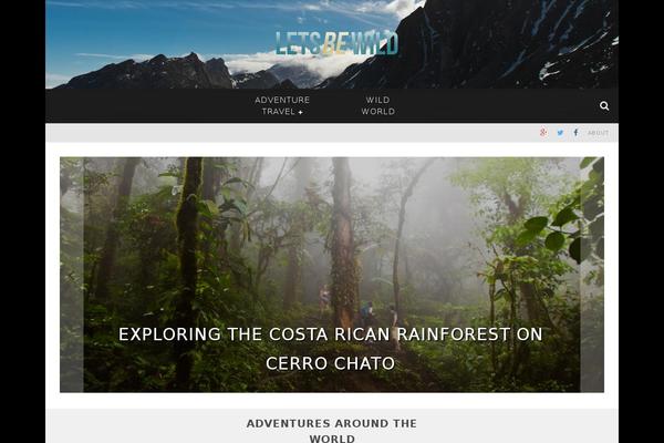 Zeen theme site design template sample