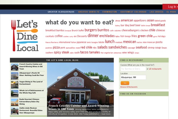 letsdinelocal.com site used Swr