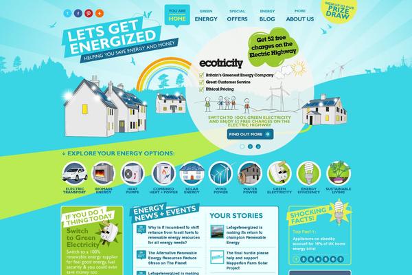 letsgetenergized.co.uk site used Dorset-energized