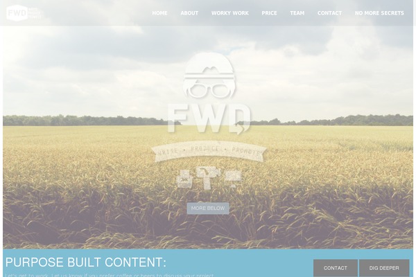 North theme site design template sample