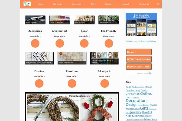 Vantage theme site design template sample