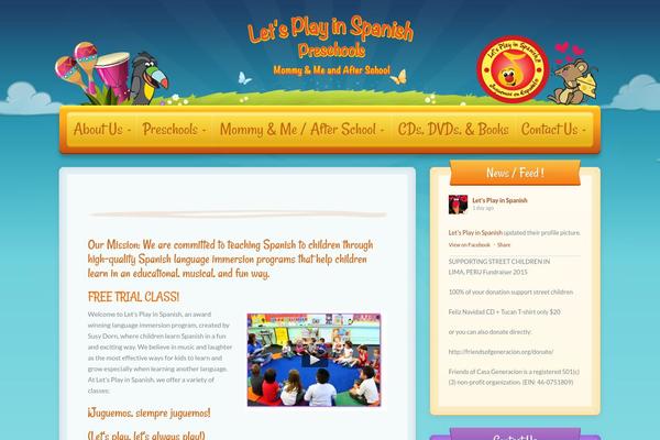 letsplayinspanish.com site used Toddlers
