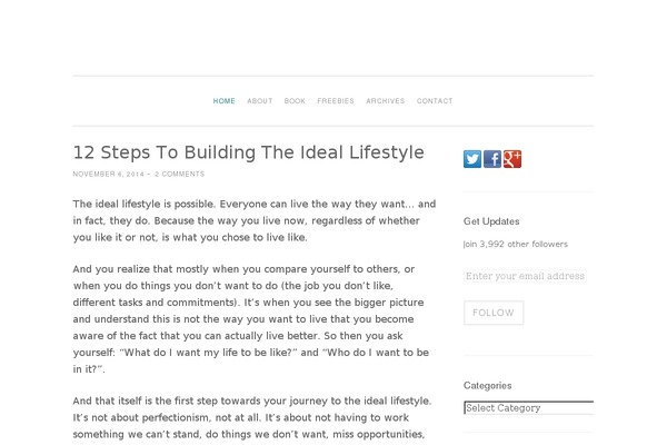 Ultra theme site design template sample