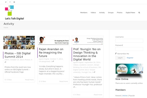 Site using BuddyPress Twitter plugin