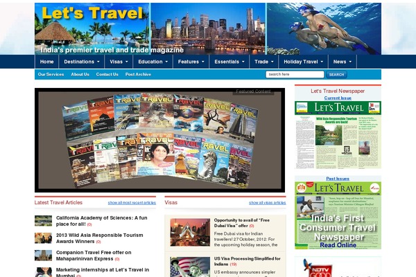 letstravel theme websites examples