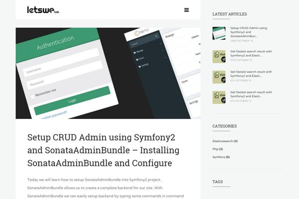 letswetalk.com site used Swifttheme