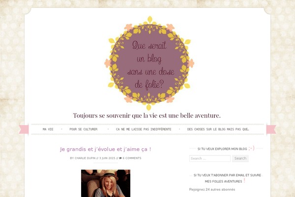 Sugar and Spice theme site design template sample
