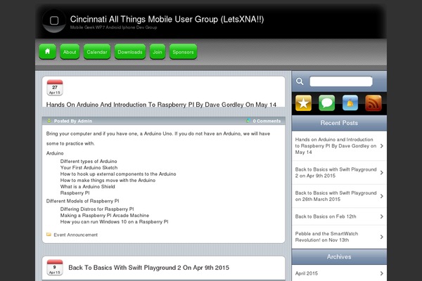 iPhoneLike theme site design template sample