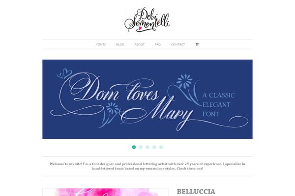 letteringartstudio.com site used Debisementelli