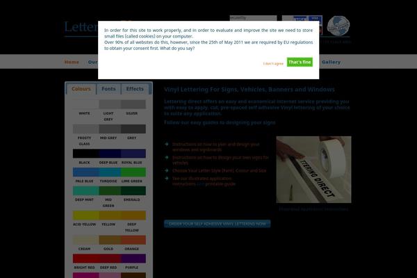 Signs theme site design template sample