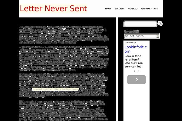 letterneversent.com site used Cleanr