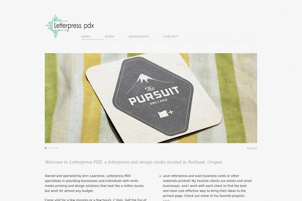 Mono theme site design template sample