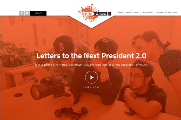 Landy theme site design template sample