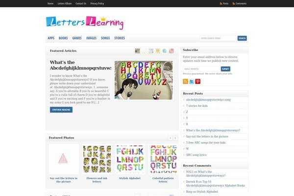 WP-Clear theme site design template sample