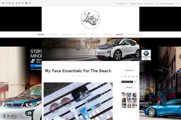 Bloggersdelight theme site design template sample