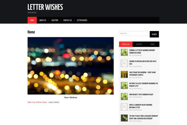 Hiero theme site design template sample